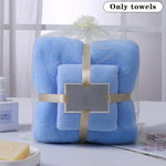 serviette face absorption rapide toilette polyester coton rose beige vert blanc bleu violet douce