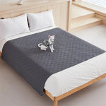 protège lit matelas anti saleté 100% polyester motif géométrique marron moderne fixations