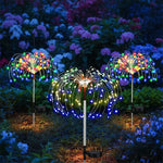 lampe solaire multicolore étoile lumineuse moderne points dispersés patio extérieur