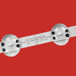 bande led rétro éclairage blanc adhésif moderne connecteur fixations 760mm led 6v