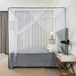 filet lit transparent moderne rose gris violet bleu maille fine maison extérieur