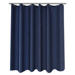 rideau douche moderne polyester opaque plis verticaux gris marron bleu blanc tringle rideau