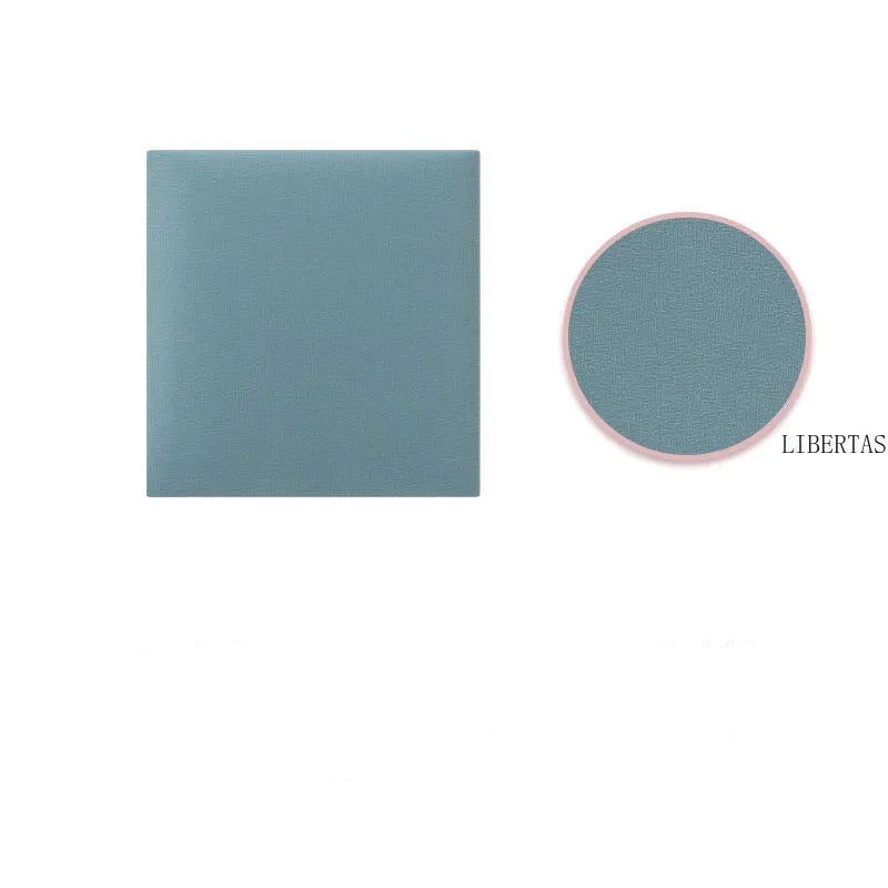 tête lit moderne rectangle stickers adhésifs 20x40cm 20x50cm bleu clair rose pâle
