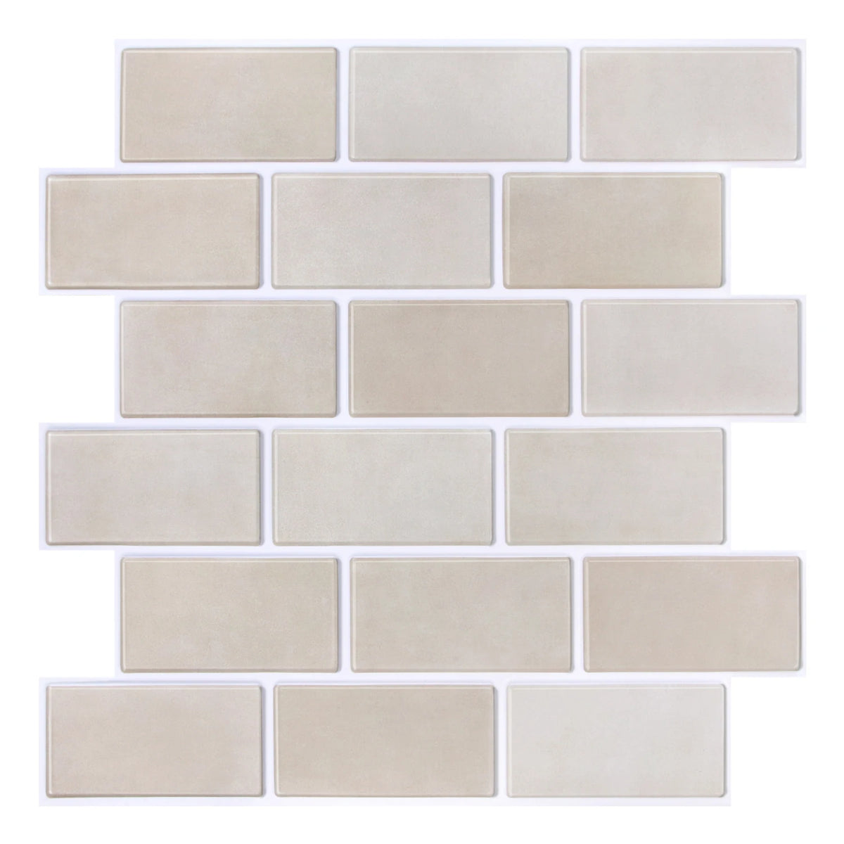 carreaux mur autocollants pvc rectangulaires brique vert foncé moderne 10 feuilles 30cm 30cm