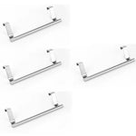porte serviettes mural acier inoxydable argenté bleu marine gris clair moderne minimaliste clips métal