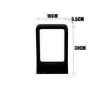 lampe solaire moderne noir ip65 aluminium câble électrique led étancheextérieur autonomeplantage sol