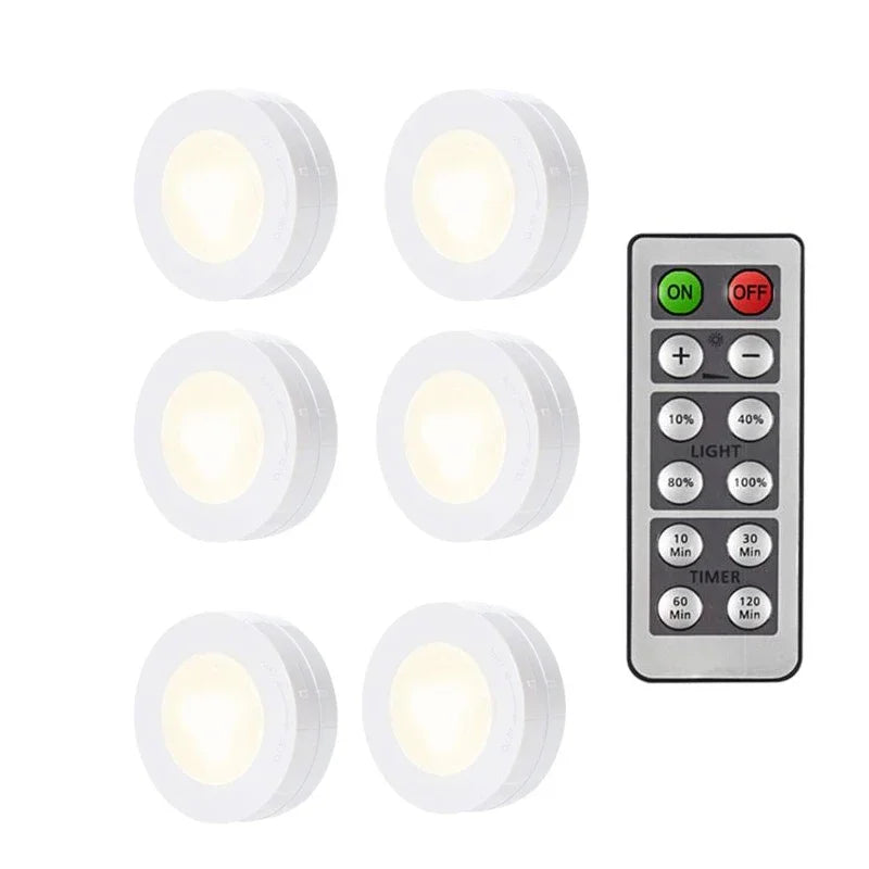 lampe led sans fil rechargeable blanc moderne adhésive télécommande inclusière