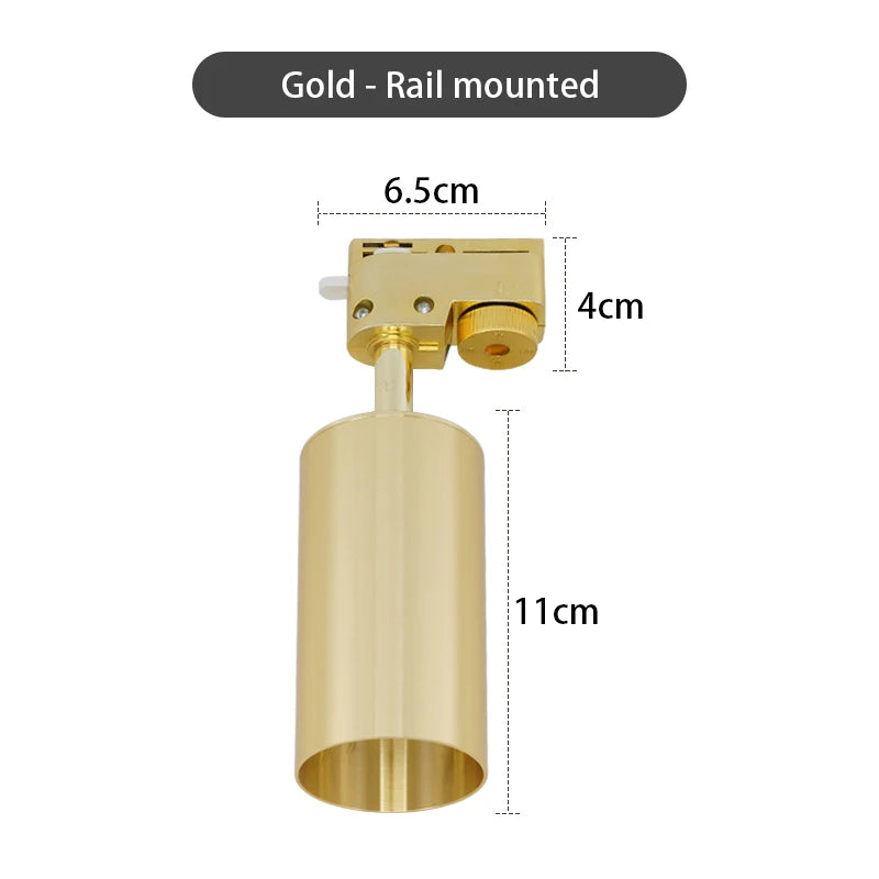 Spot LED moderne or blanc noir ampoule gu10 murale surface fixations vis