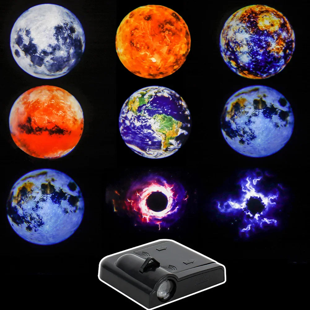 projecteur mural led ambiance galaxie planète terre lumière décorative moderne chambre fête