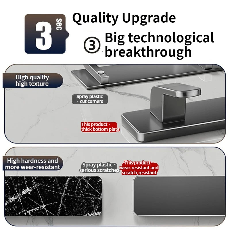 porte sacs mural gris métallisé moderne minimaliste crochets vis fixés