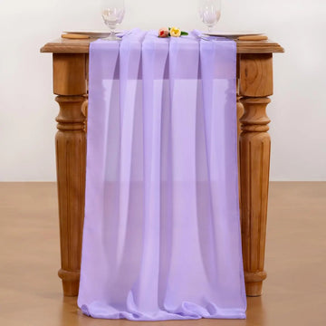 chinois moderne violetclair chemin table fixeruban opacité unimotif mariage fête transparent