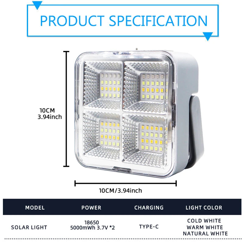 lampe solaire rechargeable led orange gris moderne compact aimantée type usburgence