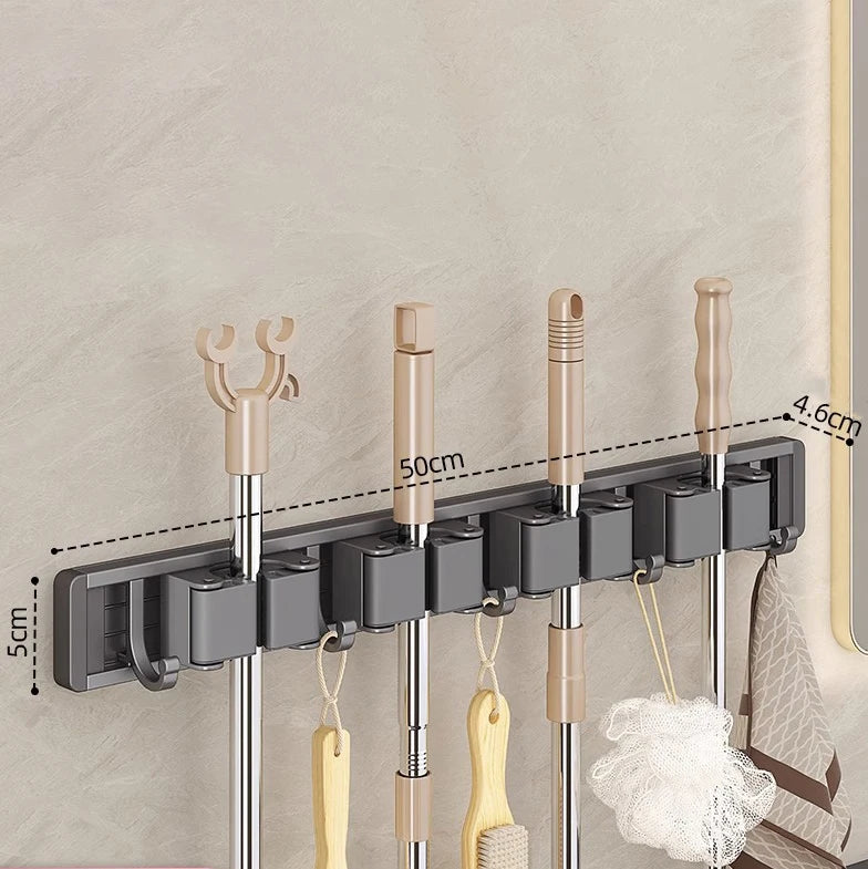 organisateur nettoyage mural multi outils respectueux environnement aluminium moderne