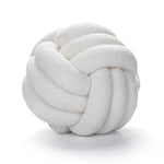 coussin rond pelucheux moderne couleur bleu marine lavable 28cm 28cm