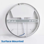 lampe murale moderne surface mounted extérieure led 15w 20w blanc ronde ovale étanche