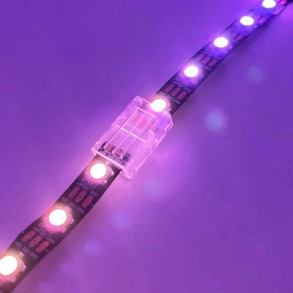 connecteur led transparent moderne 2pin 3pin 4pin 5pin clips différents pratique