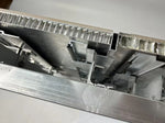 Panneau acoustique gris foncé isolation phonique moderne clips fixation aluminium haut qualité