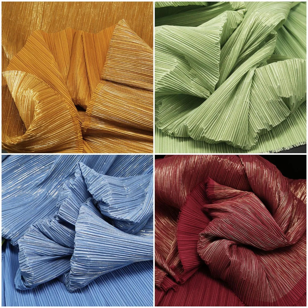 ruban plissé polyester moderne couture décoration bricolage tissu décoratif couleur unie chic