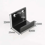 support mural moderne noir gris rose pâle mat robuste multifonctionnel fixations carreaux miroirs