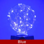 ampoules led décoratives fil lumineux couleur rouge jaune verte bleue rose violet moderne féerique