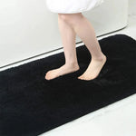 tapis bain doux moelleux moderne antidérapant absorbant salle bain maison gris beige