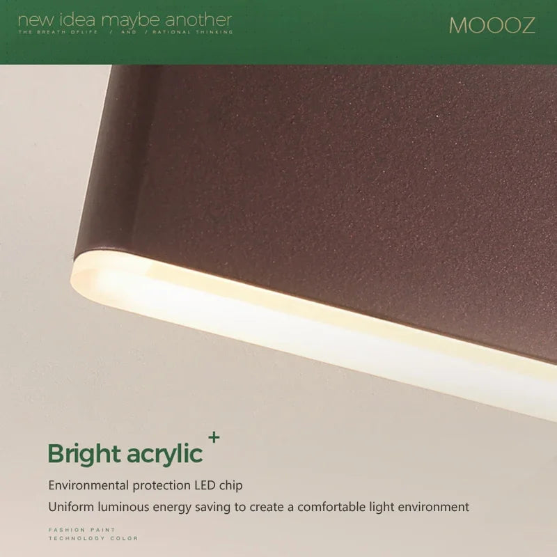 lampe murale led moderne rotation aluminium noir blanc or chambre salon minimaliste fixée mur