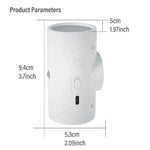 lampe murale rechargeable capteur mouvement modes éclairage led adhésif indicateur charge type