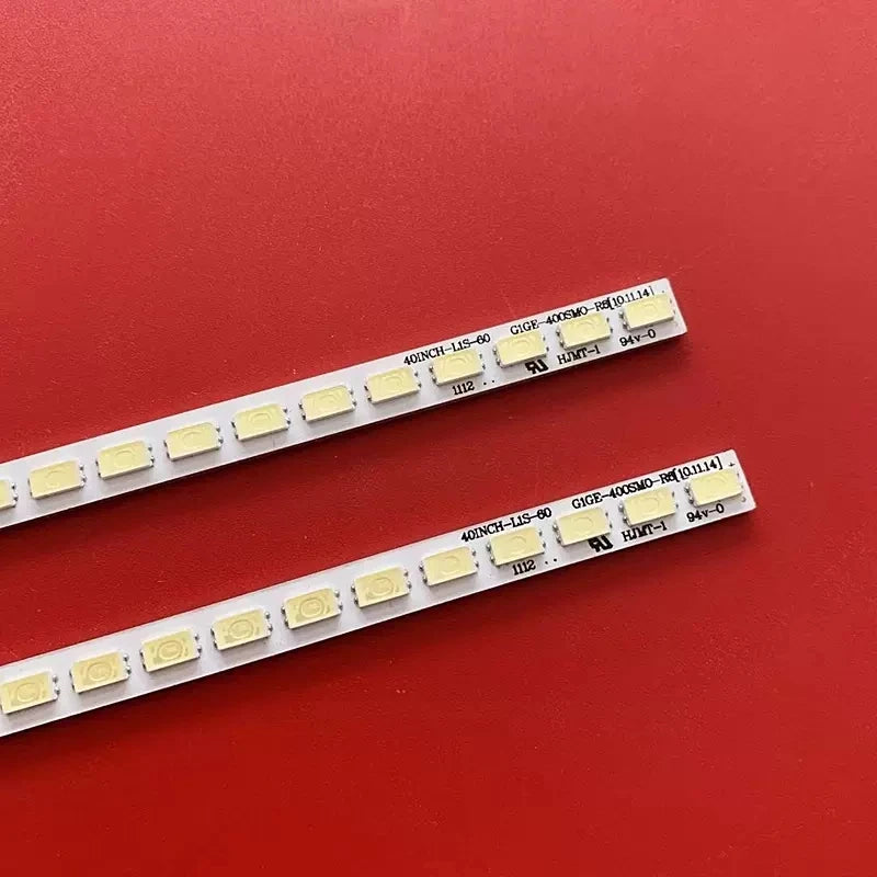 barres lumineuses led jaune blanc rouge industriel connecteurs régulièrement disposées
