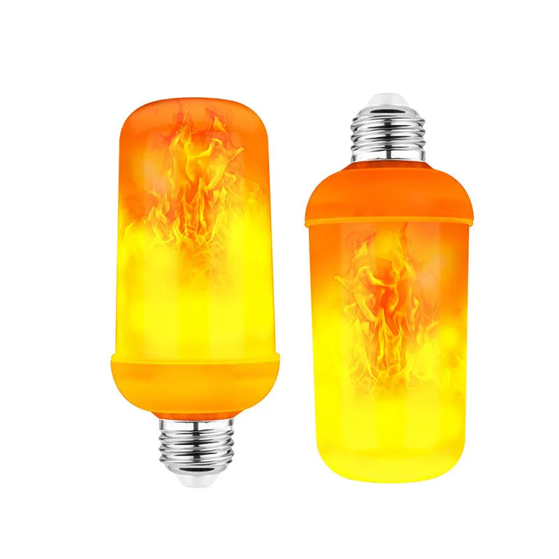 ampoule led effet flamme vacillante orange jaune blanc moderne e14 e27 360deg 50000h