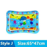 tapis jeu d'eau chat pompe motif marin poisson lit gonflable interactif