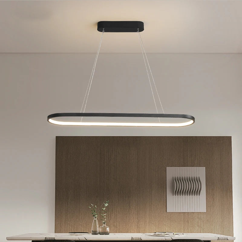 lampe suspension moderne rond aluminium blanc noir or salon salle manger chambre