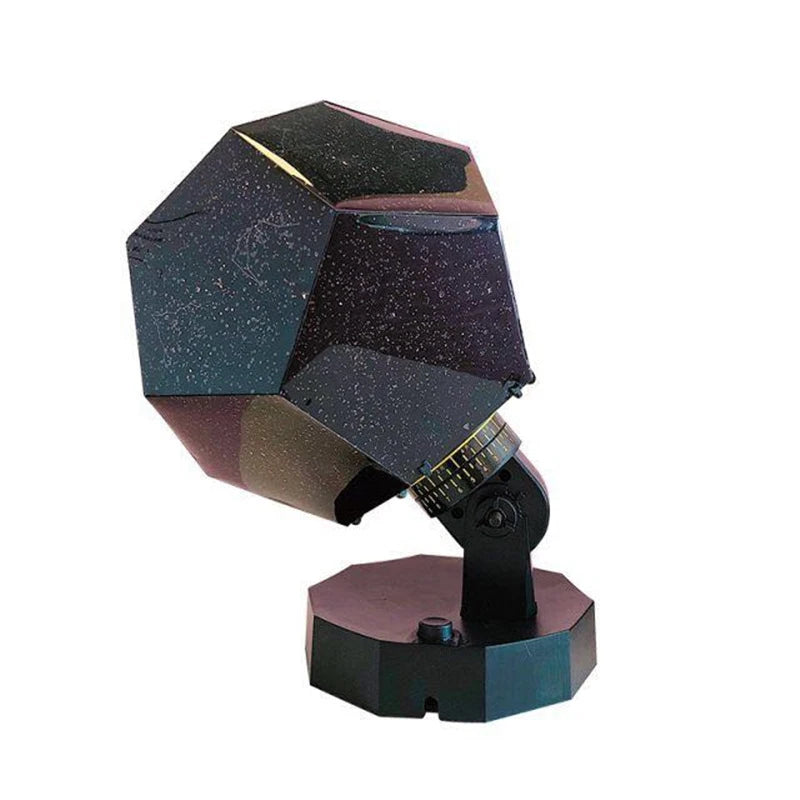 projecteur étoiles décoration chambre noire bleu doré moderne brillant support rotatif