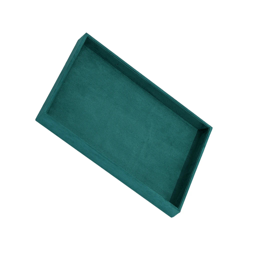 boîte rangement bijoux plateau feutre noir vert gris moderne minimaliste