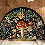tapis moderne vert motifs floraux antidérapant résistant décoloration salon chambre cuisine terrasse 40x60cm 50x80cm