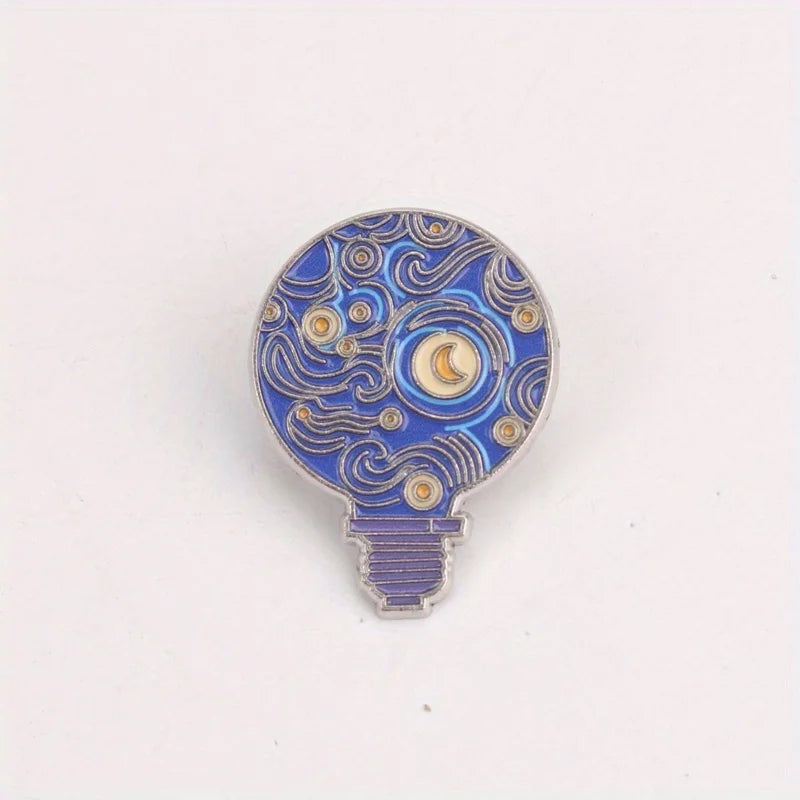Broche LED décoration murale astronomie