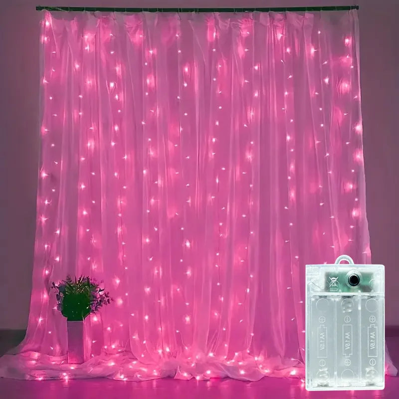 guirlande lumineuse led rose blanches moderne 3m batterie non fournie decoration extérieure