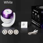 projecteur nuit violet noir moderne 24 motifs projection support rotatif led