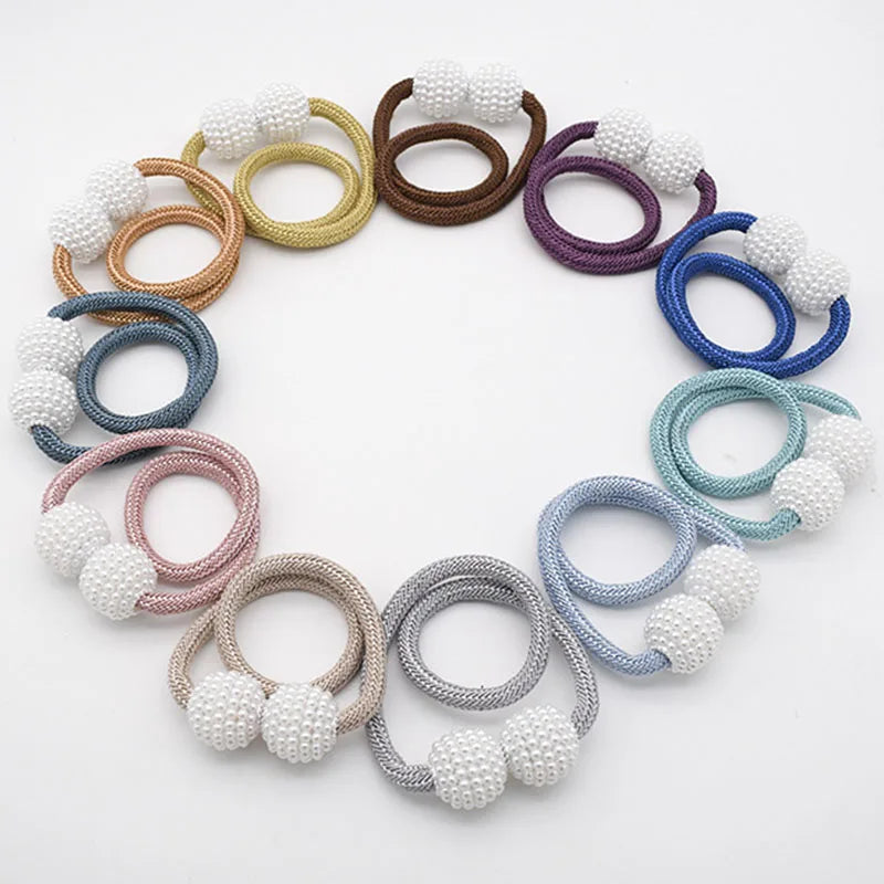 boucles rideau blanches adhésif moderne élégantes variées couleurs blanc bleu gris rose beige doré