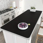 tapis table silicone gris moderne adhésif 60x120cm respectueux environnement uni écolo.functionalité