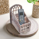 porte radios rustique gothique texture bois motifs géométriques couleurs brun gris noir