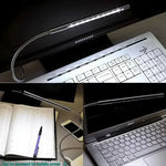lampe usb led noire flexible moderne lecture étude 5v portable