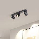 Spot LED moderne aluminium blanc interrupteur tactile têtes éclairage quotidien