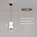 lumières suspendues modernes globes blanc doré chambre salon led minimalistes