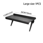 support rangement mural noir fibre carbone clips magnétiques rangement moderne TV organisation