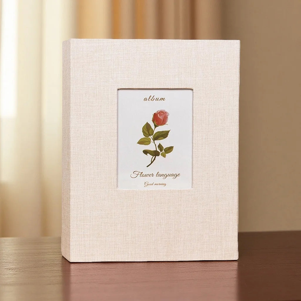 album photo tissu texturé noir gris rouge rose beige vert bleu decoratif floral 22cm
