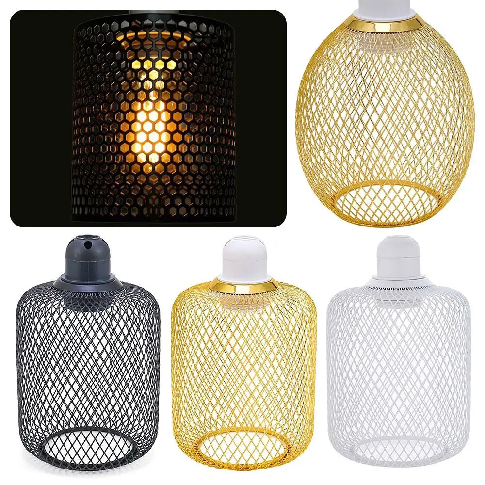 abat jour moderne or maille fine opacité intérieur décoration maison luminaire simple led
