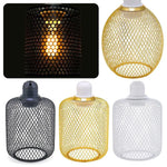 abat jour moderne or maille fine opacité intérieur décoration maison luminaire simple led