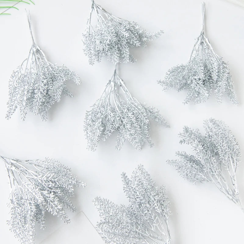 bouquet séché naturel feuilles vertes gris argenté décoration intérieure extérieure festive rustic