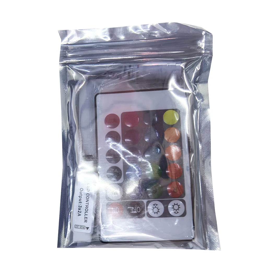 contrôleur lumière led rgb 24 touches 44 touches télécommande ir blanc noir moderne