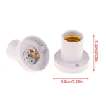 supports lampe blancs moderne rotation 45 degrés vis fixations abs matériaux